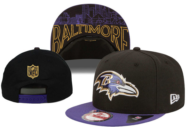 Baltimore Ravens Snapback Black Hat XDF 0620